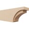 Ekena Millwork 4in. W x 6in. H x 16in. L Rivera Woodgrain TimberThane Rafter Tail, Primed Tan RFTUR04X06X16RIVRCPR - alternate 1